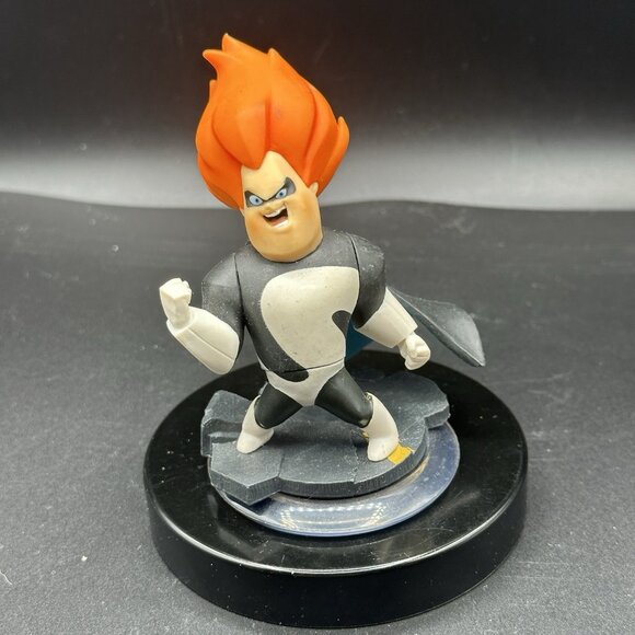 Disney Infinity Incredibles 4 Figure Lot Mr Mrs Incredible Dash Syndrome Figures - Picture 6 of 13